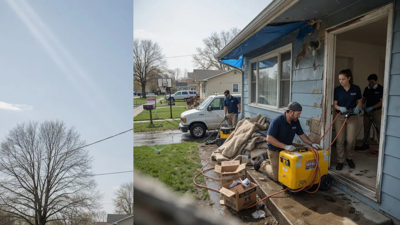 Basement Flood Cleanup in Adair, IA near me